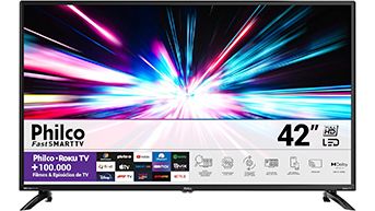 Smart TV 42” Philco Roku