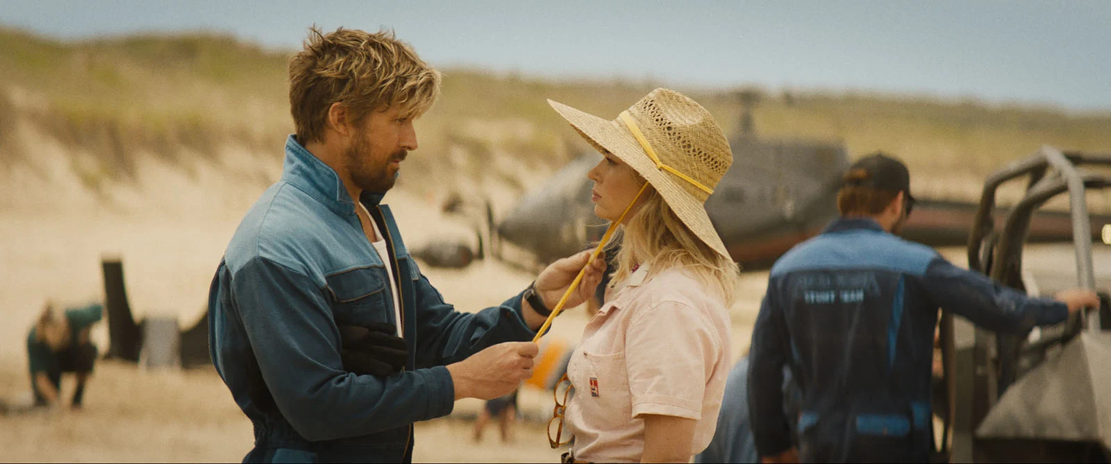 Ryan Gosling e Emily Blunt em O Dublê.