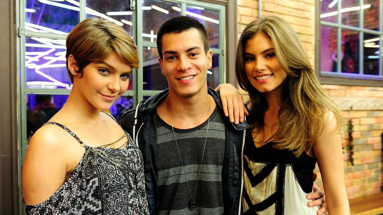 Isabella Santoni, Arthur Aguiar e Bruna Hamu