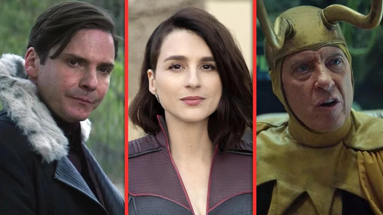 Daniel Brühl, Aya Cash e Richard E. Grant como Zemo, Stormfront e clássico Loki
