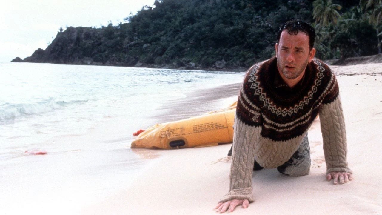 Tom Hanks atua de forma tão convincente neste filme que nenhuma nota musical é ouvida por 45 minutos