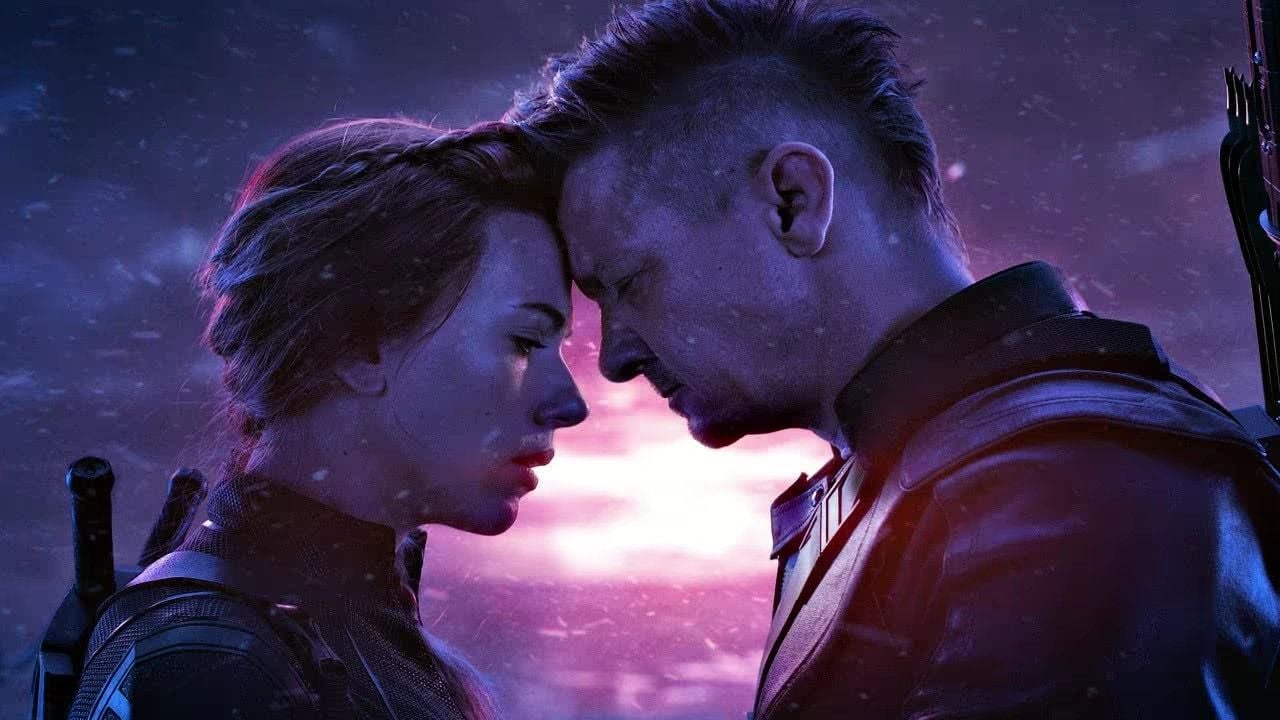 Viúva Negra e Gavião Arqueiro em Vingadores: Ultimato