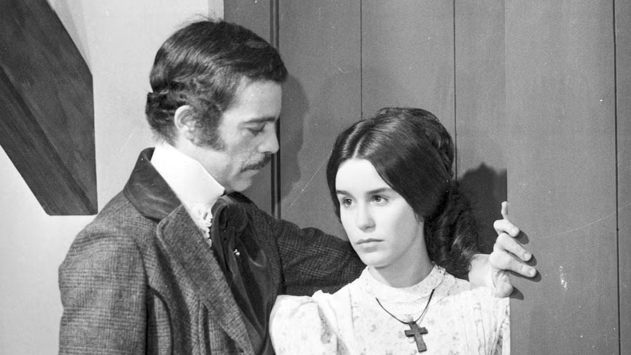 Rubens de Falco com Lucélia Santos em A Escrava Isaura