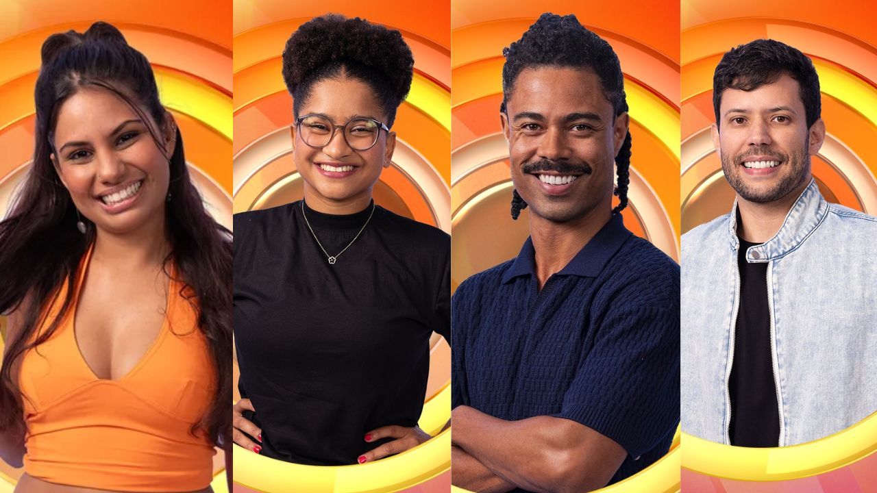 Gabriela, Milena, Breno e Marcel