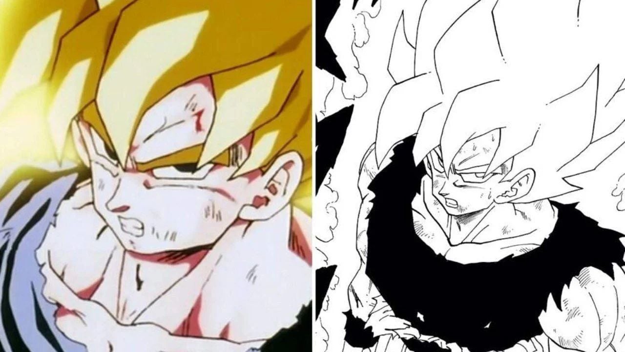 Goku no anime e no mangá