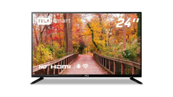 Smart TV LED 24" 2 HDMI 2 USB WI-FI Androind 11, HQ