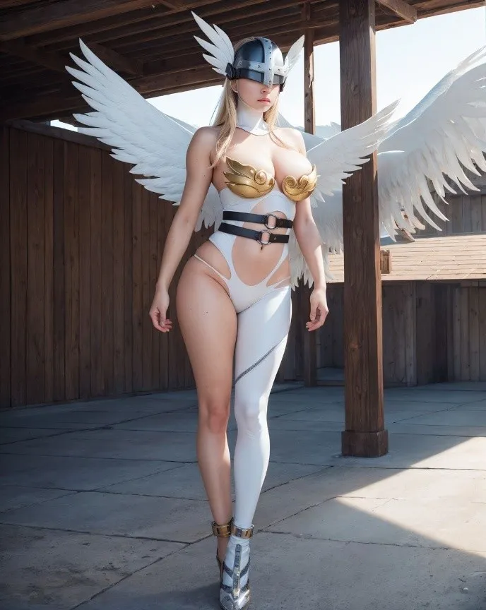 Versão Hiper Realista De Angewomon De Digimon é Alucinante Notícias