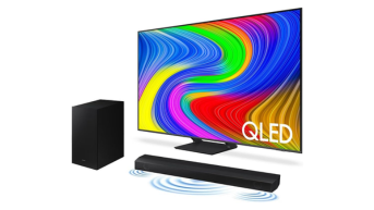 Combo Smart TV 55" QLED 4K 55Q65D 2024 + Soundbar HW-B550/ZD, Samsung 