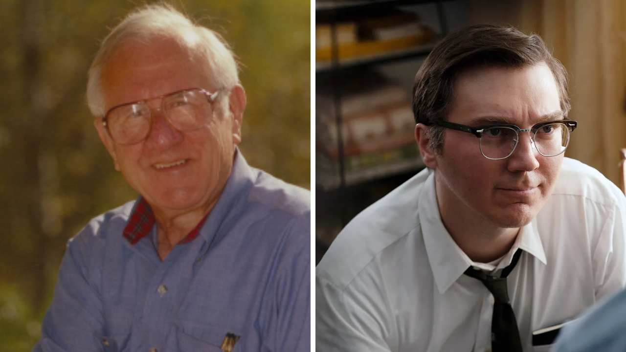 À esquerda, Arnold Spielberg; à direita, Paul Dano em Os Fabelmans.