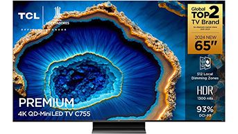 Smart TV TCL 65” QD-Mini LED C755