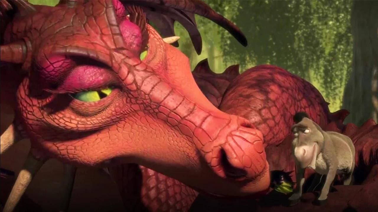 O dragão presente em Shrek
