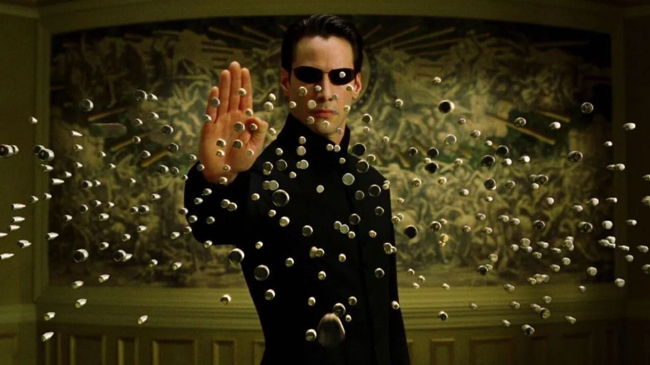 Keanu Reeves em Matrix Reloaded