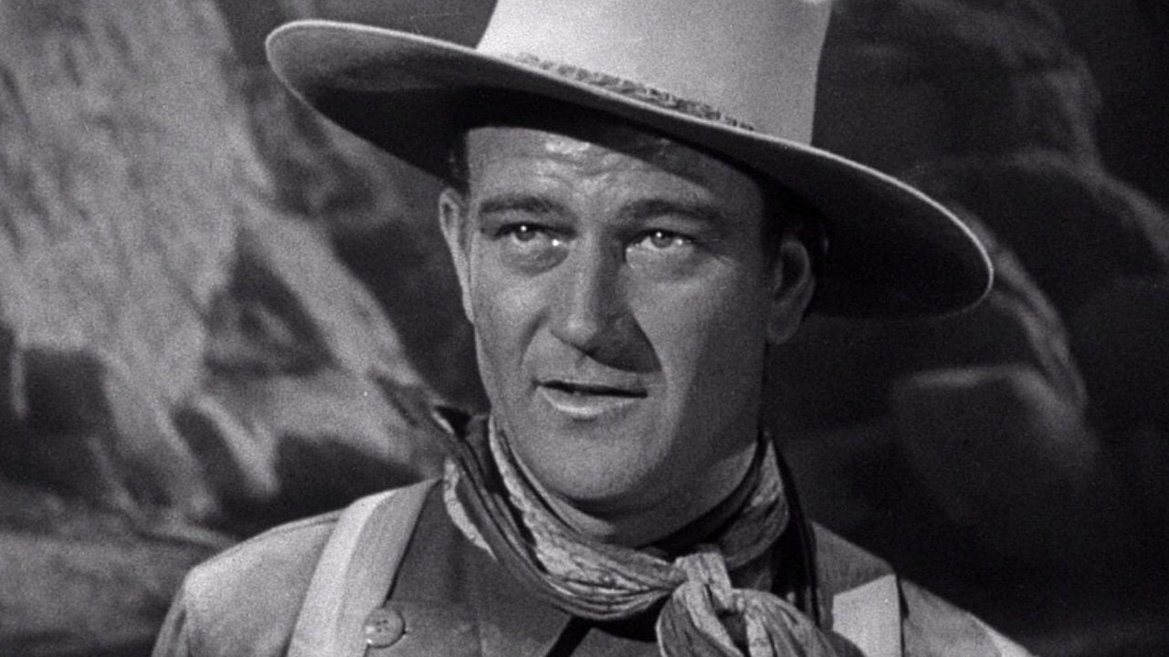 John Wayne em No Tempo das Diligências