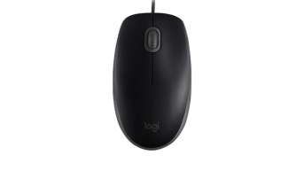 Mouse com fio USB Logitech M110 com Clique Silencioso Preto, Logitech