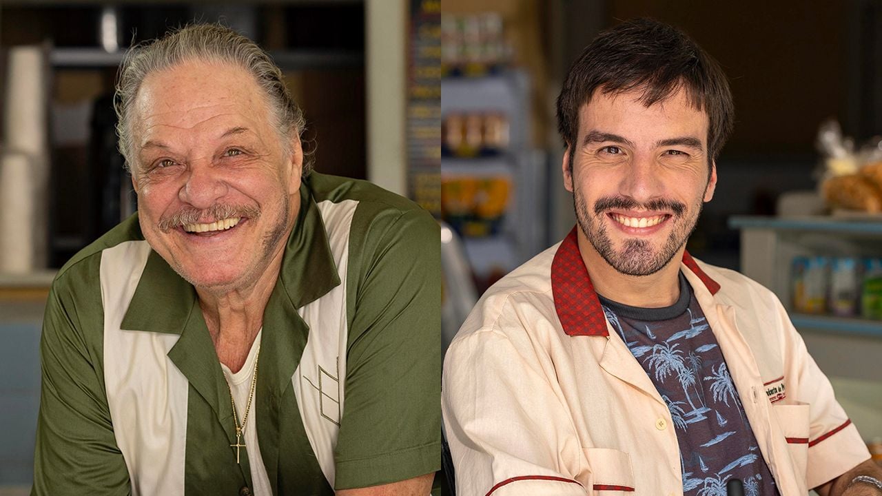 Manuel (Ernani Moraes) e Peter (Pedro Fernandes)