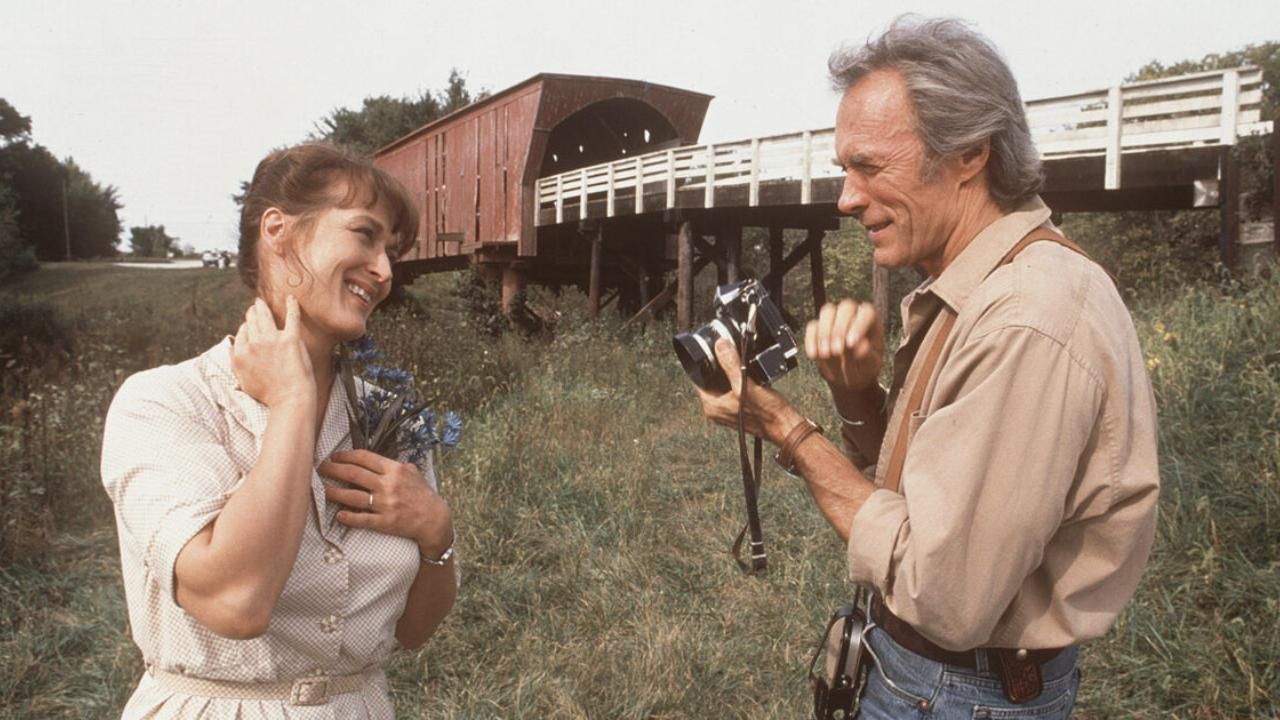 Meryl Streep e Clint Eastwood em As Pontes de Madison