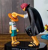 Estátua Luffy e Shanks
