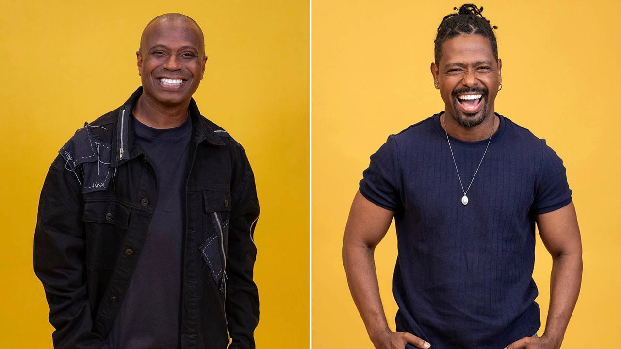 Edílson Capetinha e Leandro Boneco