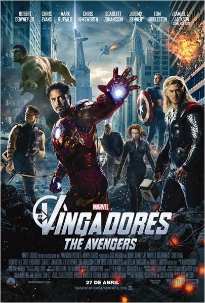 Download Os Vingadores – Dublado Torrent Download BluRay 720p – 1080p – 3D – 4k Ultra (2012) Torrent