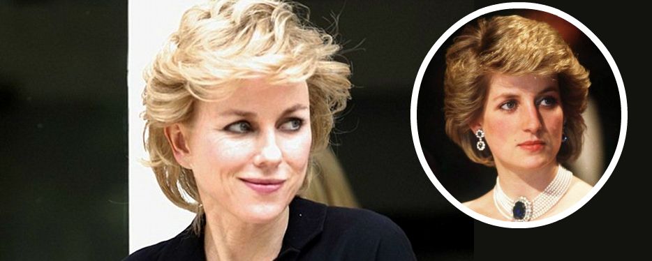 Divulgadas as primeiras imagens de Naomi Watts no papel de Lady Di