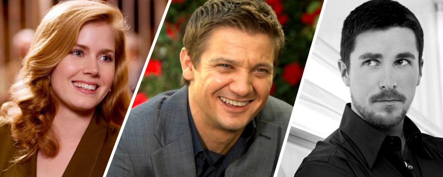 Jeremy Renner e Amy Adams entram em American Bullshit; Christian Bale sai