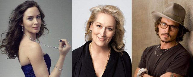 Emily Blunt pode estrelar musical que já conta com Johnny Depp e Meryl Streep