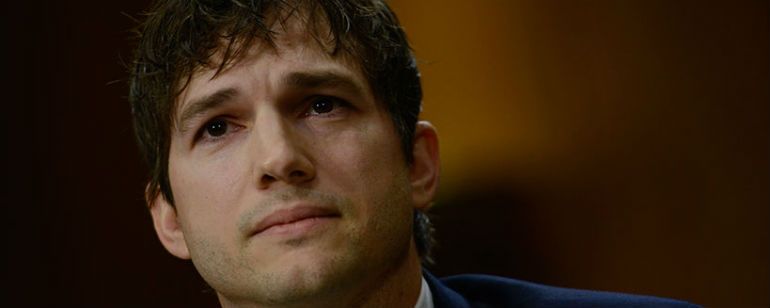 Ashton Kutcher testemunha em discussão sobre a exploração sexual infantil e escravidão moderna