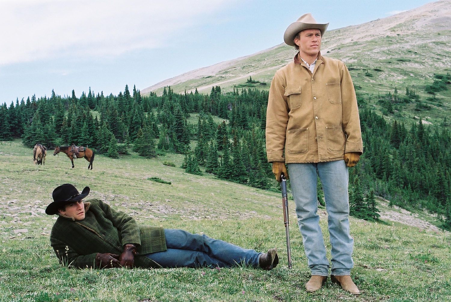 Foto de Jake Gyllenhaal O Segredo de Brokeback Mountain Fotos Heath Ledger, Jake Gyllenhaal