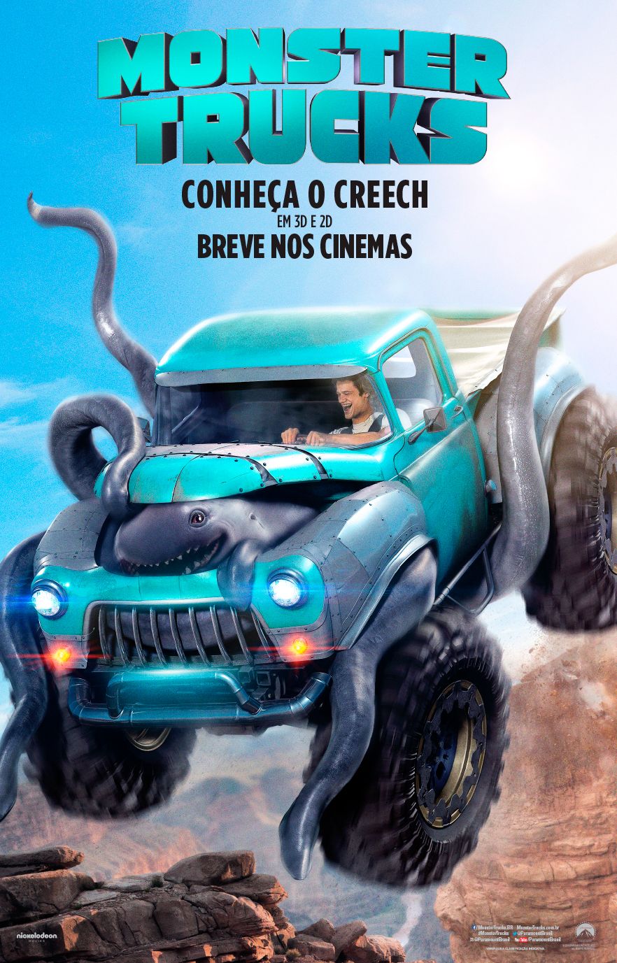 Como desenhar um caminhão monstro (Monster Truck) 