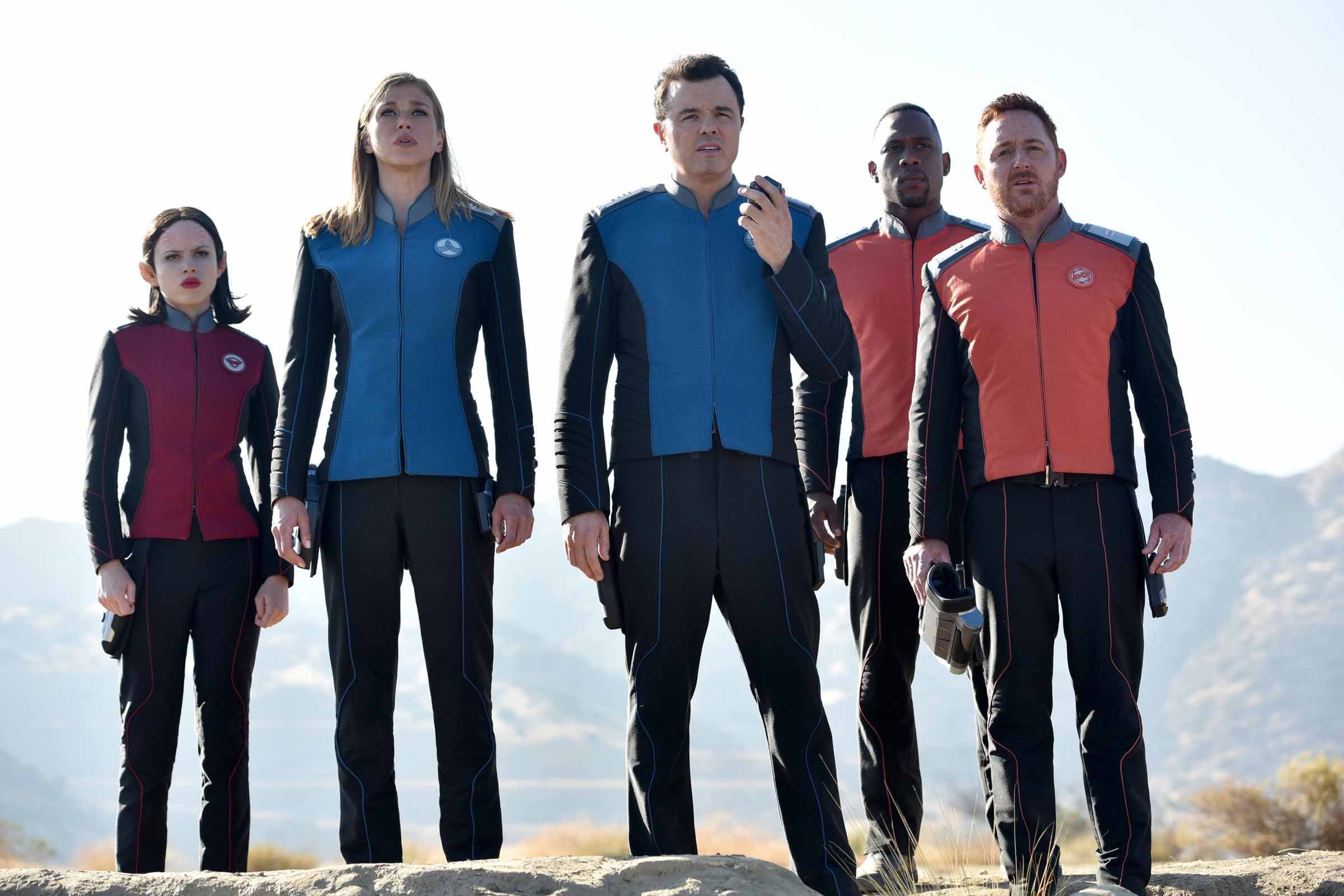 The Orville The Orville Fotos Adrianne Palicki Seth Macfarlane Halston Sage J Lee Scott