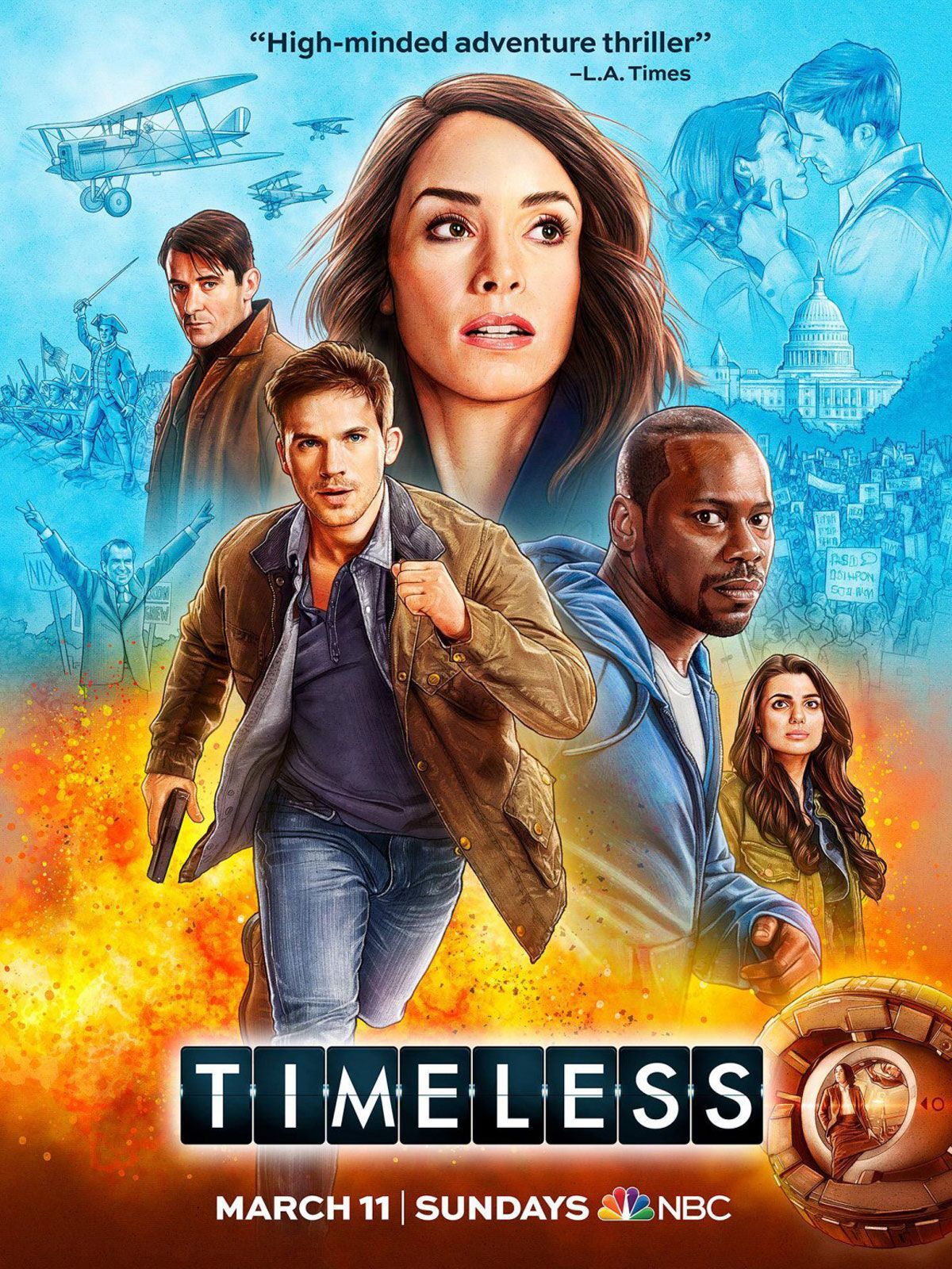 Timeless: elenco da 2 temporada