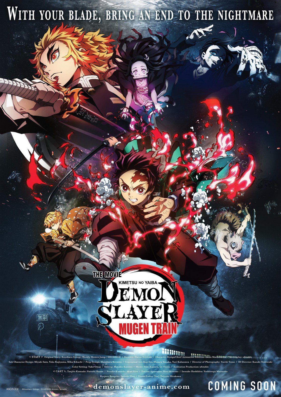 Demon Slayer – Mugen Train: Filme deve chegar dublado aos cinemas
