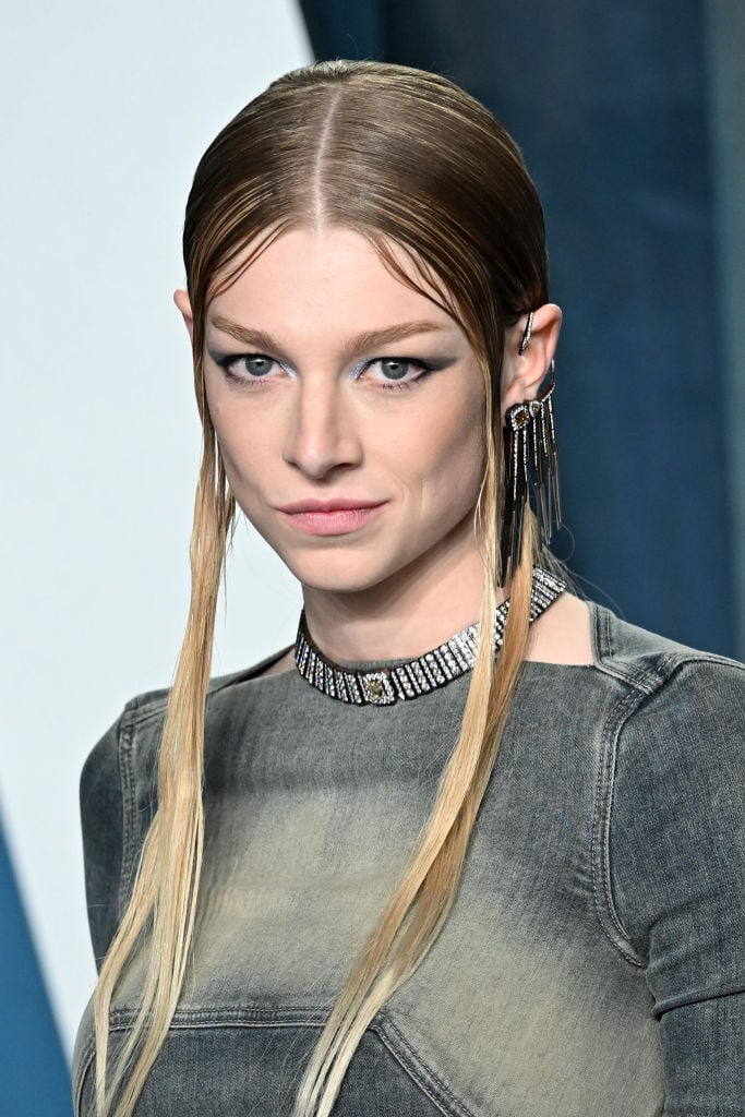 Hunter Schafer dá aula de moda na press tour de Jogos Vorazes - FFW