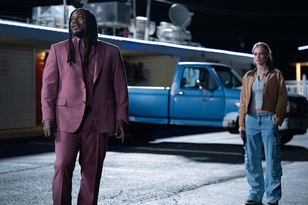 Motorista de Fuga : Fotos Marshawn Lynch, Samara Weaving