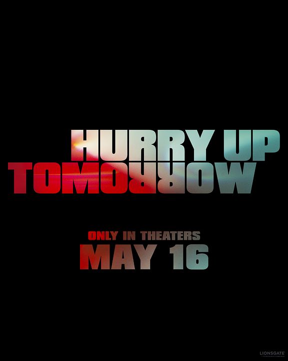 Hurry Up Tomorrow: Além dos Holofotes : Poster