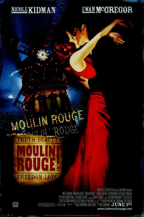 Moulin Rouge - Amor em Vermelho : Poster