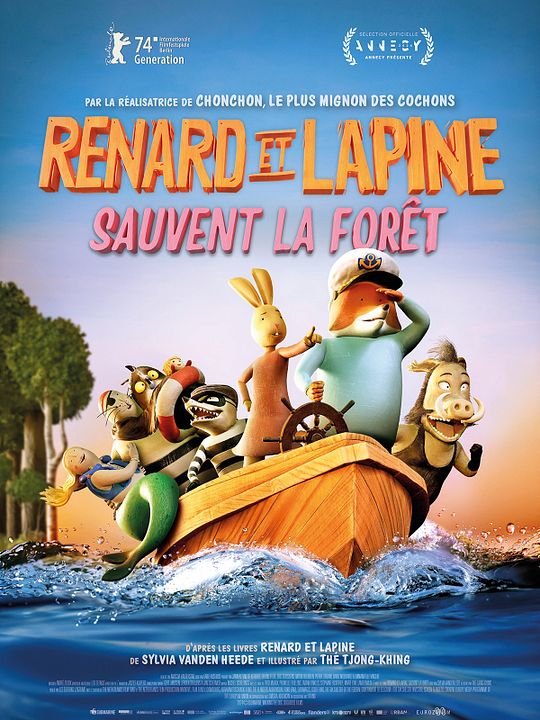 A Raposa e a Lebre Salvam a Floresta : Poster