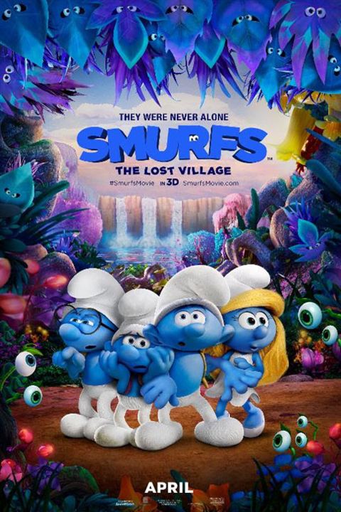 Os Smurfs e a Vila Perdida : Poster