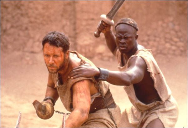Gladiador : Fotos Djimon Hounsou, Russell Crowe