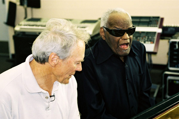 Foto Clint Eastwood, Ray Charles