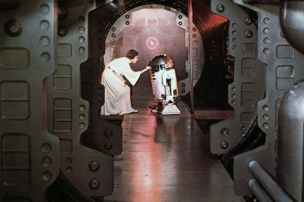 Star Wars : Fotos Kenny Baker, Carrie Fisher