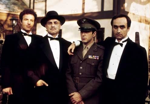 O Poderoso Chefão : Foto Al Pacino, James Caan, John Cazale, Marlon Brando