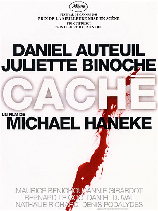 Caché : Poster
