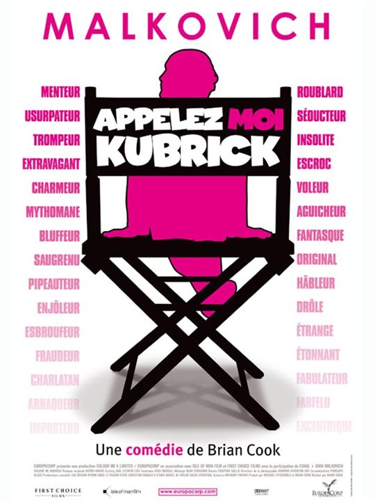 Colour me Kubrick : Poster Brian W. Cook
