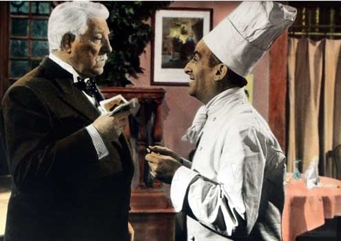 Fotos Louis de Funès, Jean Gabin, Gilles Grangier