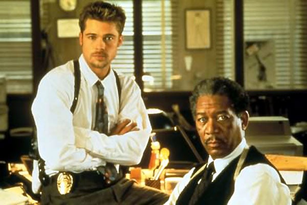 Seven - Os Sete Crimes Capitais : Fotos Brad Pitt, Morgan Freeman