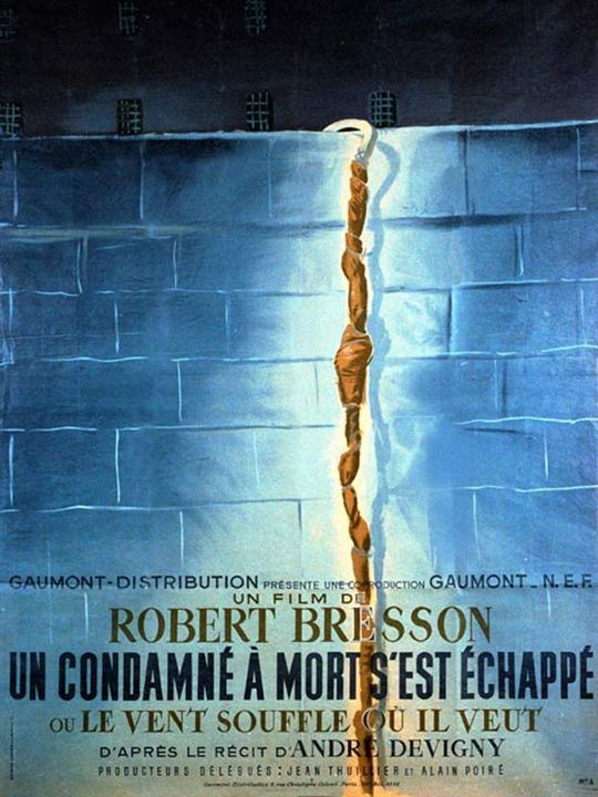 Um Condenado à Morte Que Escapou : Poster Robert Bresson