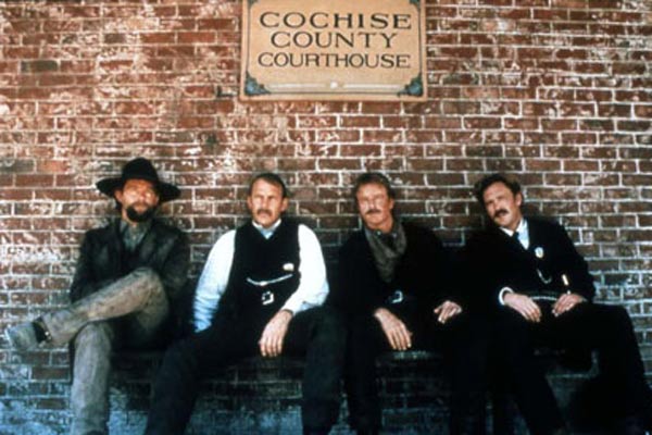 Wyatt Earp : Fotos Jim Caviezel, Linden Ashby, Lawrence Kasdan, Kevin Costner, Michael Madsen