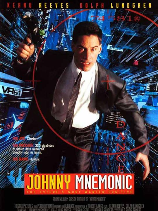 Johnny Mnemonic, o Cyborg do Futuro : Poster