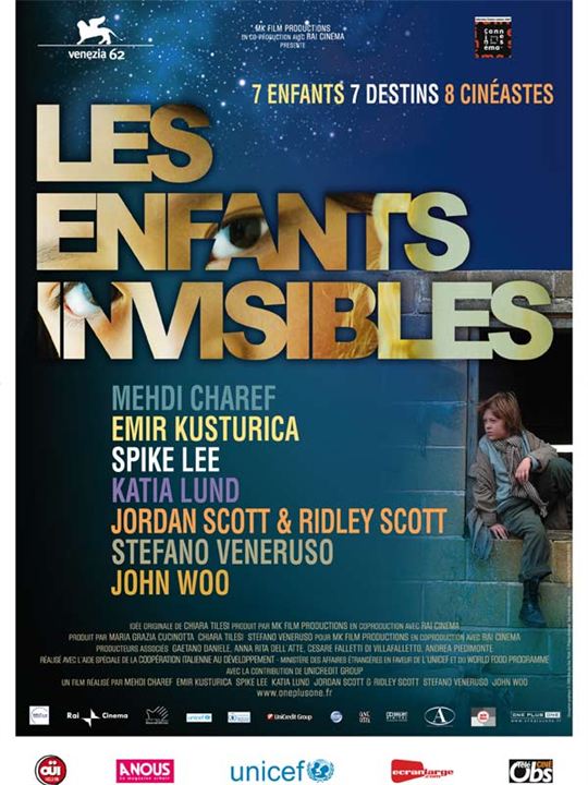 Crianças Invisíveis : Poster Stefano Veneruso, Kátia Lund, Mehdi Charef, Jordan Scott, John Woo